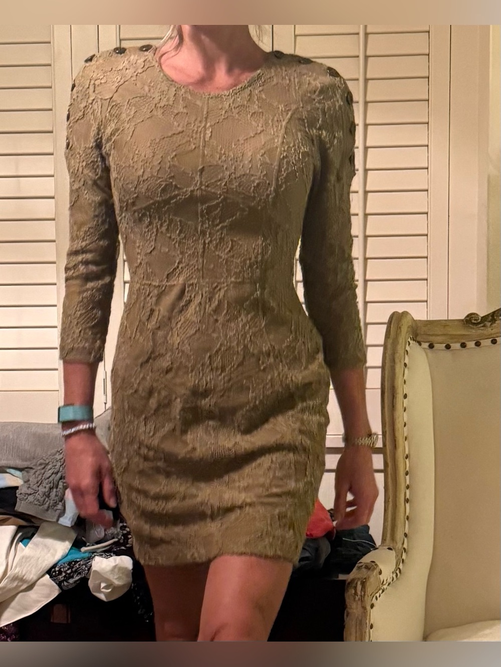 Burberry Prorsum vintage lace midi dress